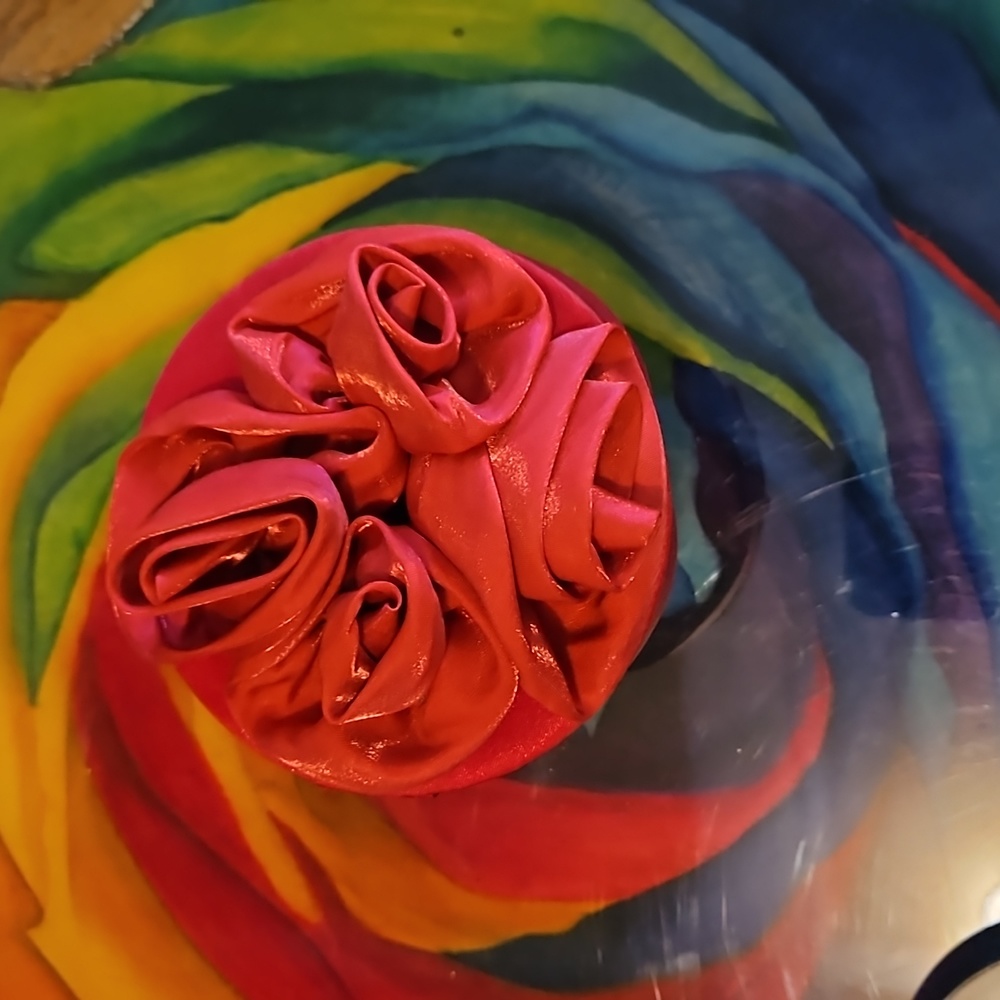 Vintage Jessica McClintock rose purse